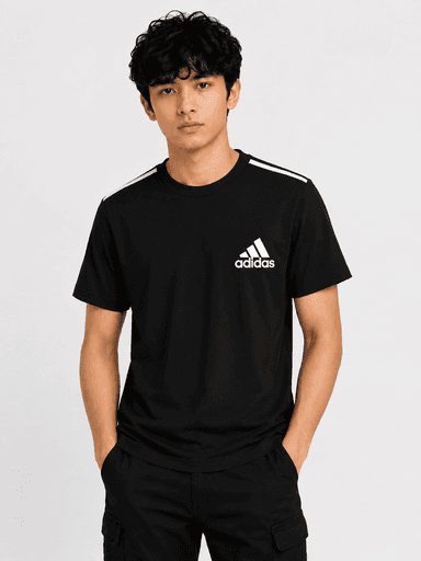 Adidas Print Men's Sports Round Neck T-Shirt