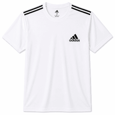 Men's White Sports Performance T-Shirt
