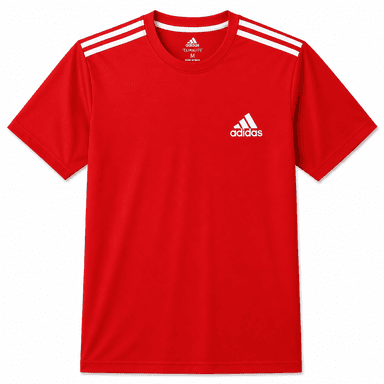 Men's Red Performance Sports T-Shirt