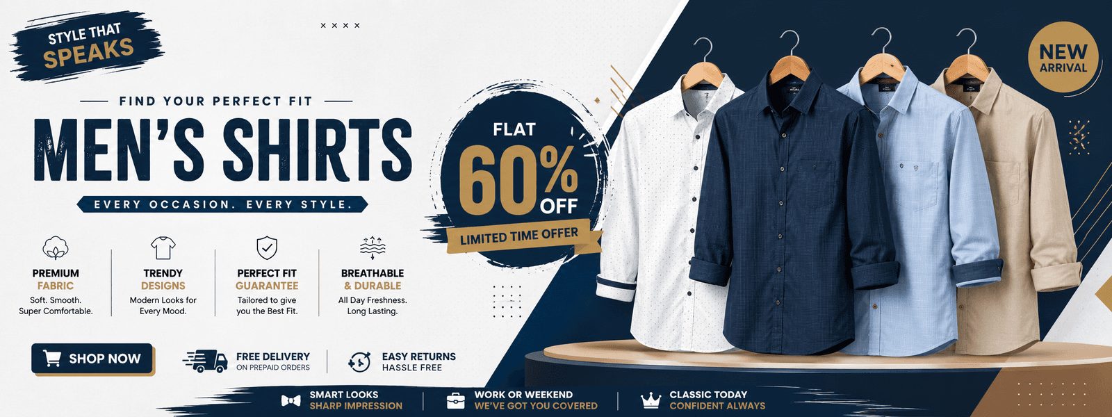 Men’s Shirt Style Collection Ad