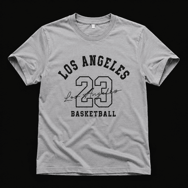 Los Angeles 23 Basketball Printed T-Shirt